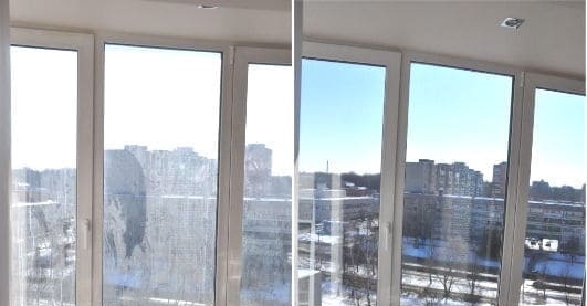 Мытье окна в квартире